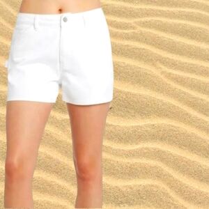 New white Shorts denim carpenter High Rise Dickies shorts NWT. Sz 31